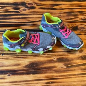 STRIDE RITE LIGHT UP SNEAKERS SZ 4.5 EUC